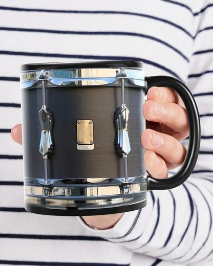 🔥LAST DAY SALE 50% OFF🥤Black Vintage Drum Mug