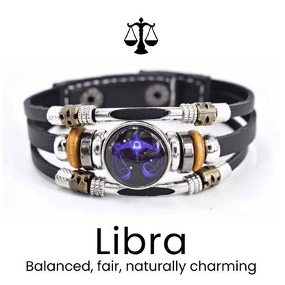 Astrological Sign Luminous Bracelet Super Bright In The Dark