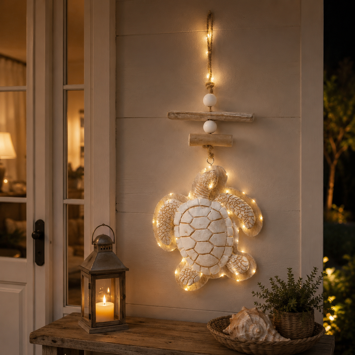 Last Day 49% OFF🔥Glowing Coastal Sea Turtle Wall Art