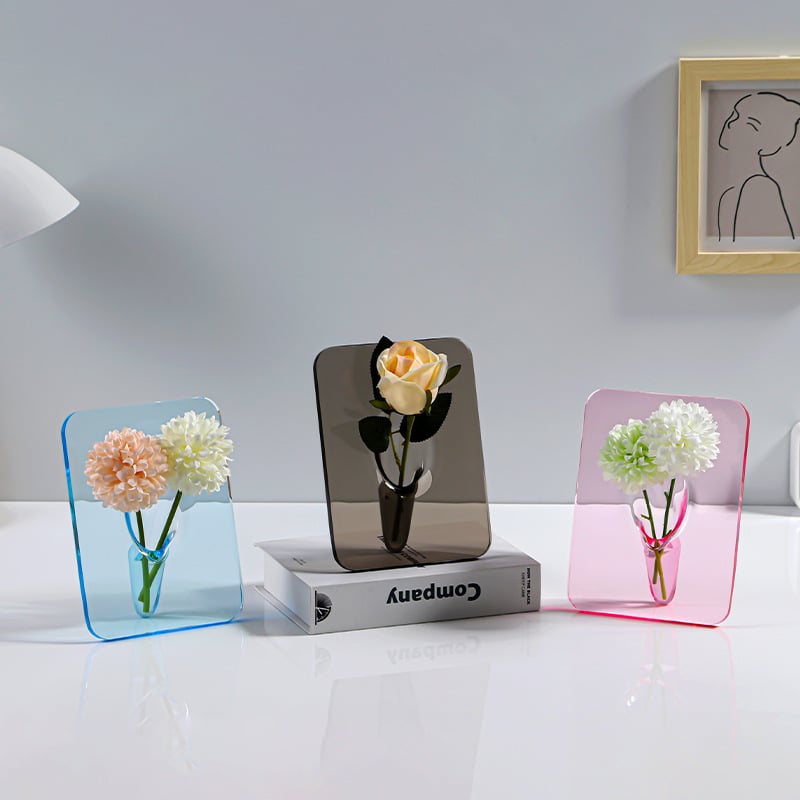 Picture frame vase