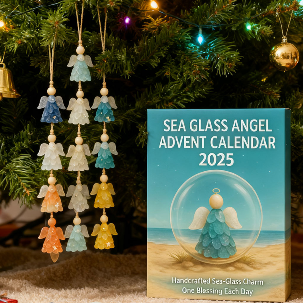 🔥Hot Sale 49% OFF -Sea Glass Angel Advent Calendar 2026 – 24 Blessings to Brighten Your Season