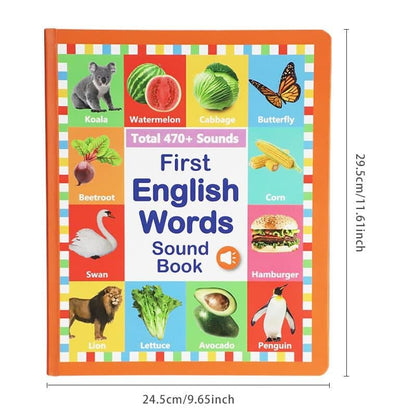 🔥Last Day 49% OFF - 📚🧒First English Words Sound Book