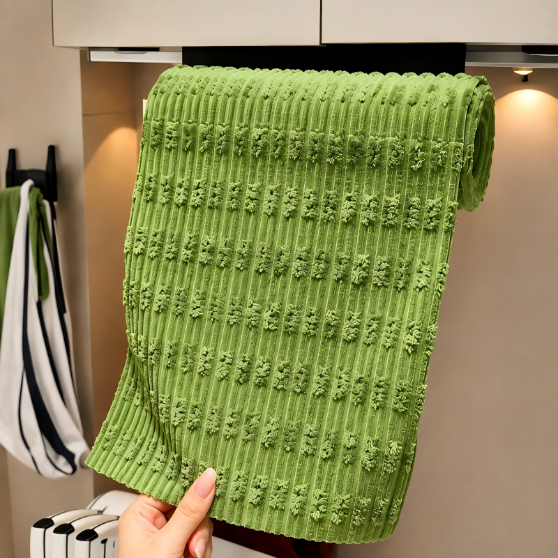 Tearable Plush Cleaning Cloths, 20 Sheets Per Roll, High Absorbency Multi-purpose Kitchen Towels