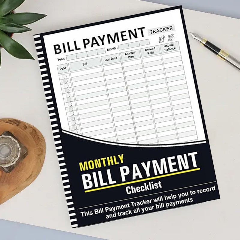 🔥Bill Tracker Notebook🎁