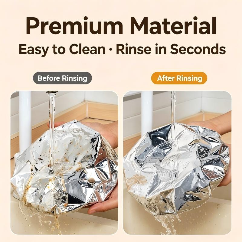 Aluminum Foil Food Insulation Cover for Table Heat Preservation and Freshness