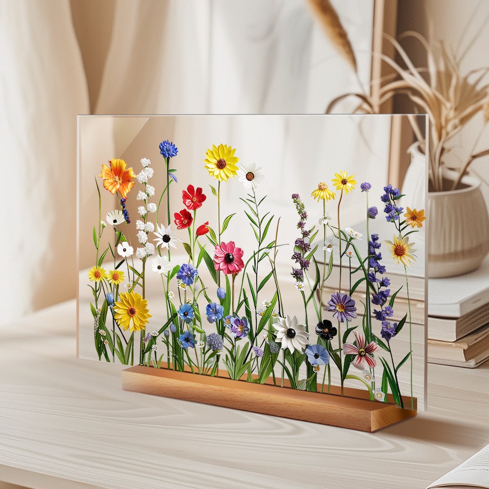 🌷🌼2024 NEW - 🌻🌺Painted Colorful Flower Pattern Decor