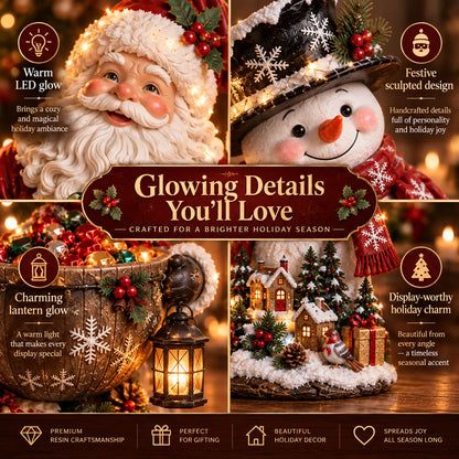 ✨Last Day 50% OFF✨ Lighted Christmas Candy Bowl Collection – 5 Festive Holiday Designs