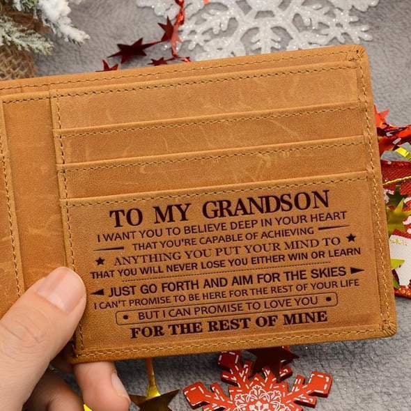 🔥LAST DAY 50% OFF💸Engraved Genuine Leather Wallet🎁