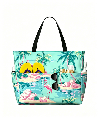 🏖️ Dry & Wet Separated Beach Tote | Durable Spacious Travel Swim Bag🌴