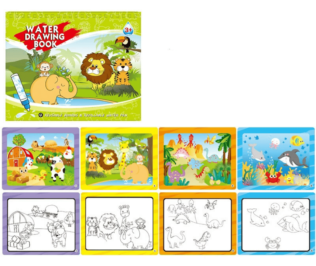 🔥Last 4 hours Sale: Save 50%- Reusable Magic Water Doodle Book