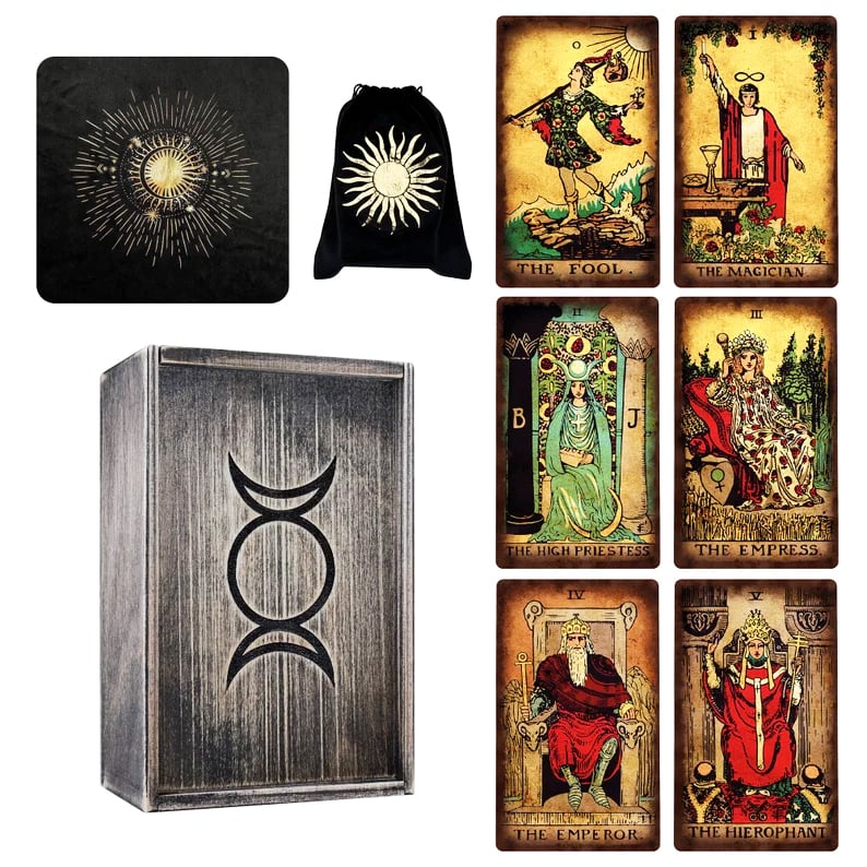 🔥Last 4 hours Sale: Save 50% -Borderless Tarot Reading Deck