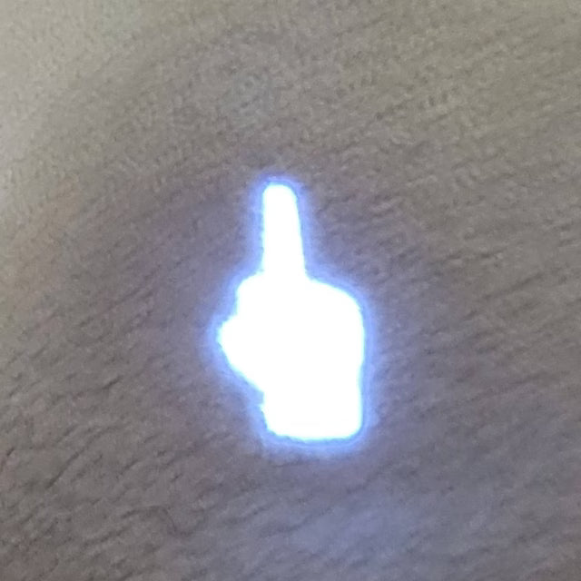 Middle Finger Projector Pen Fuck You Fuck Off Projection Pen