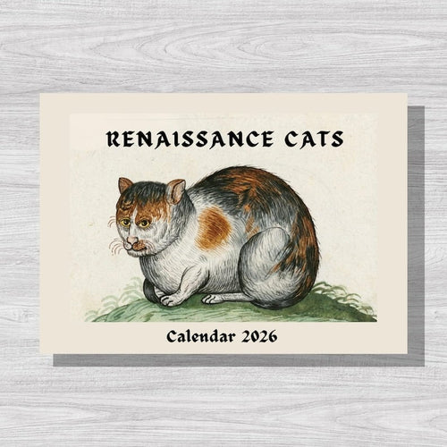 🔥Last Day 50% OFF - Ugly Cats In Renaissance Paintings 2026 Calendar