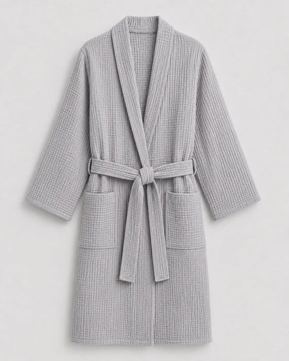 The All-Season Bathrobe - 100% Muslin Cotton