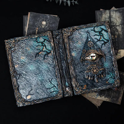 🔥Last Day 49% OFF - 👁️📖 Dark Wind Cthulhu's Secret Eye Hand Book Office Notebook Journal