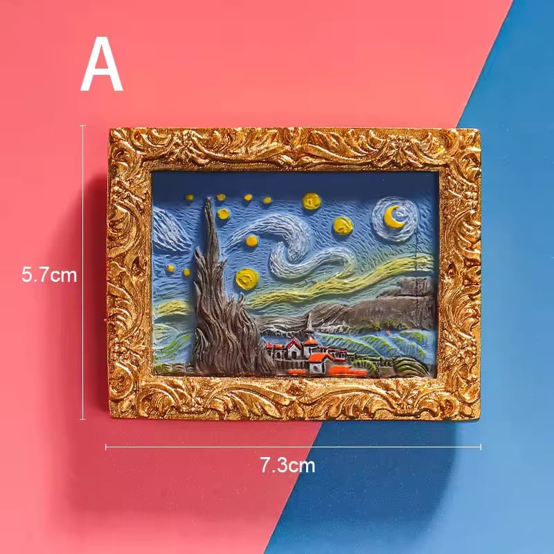 🔥Last Day 💖Van Gogh Inspired Fridge Magnet Set