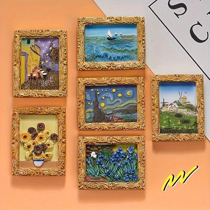🔥Last Day 💖Van Gogh Inspired Fridge Magnet Set