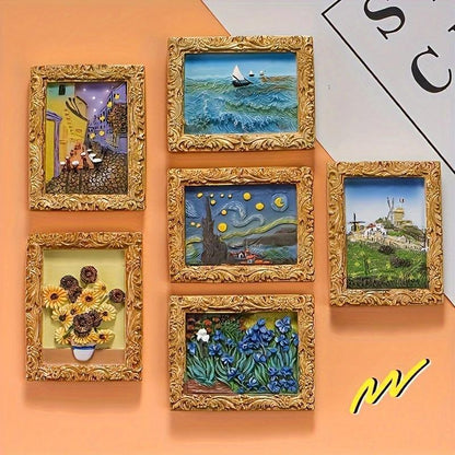 🔥Last Day 💖Van Gogh Inspired Fridge Magnet Set