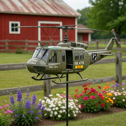 🏆Last Day Promo: 49% OFF 🎖️-Vietnam Veteran Helicopter Wind Spinner✈️!
