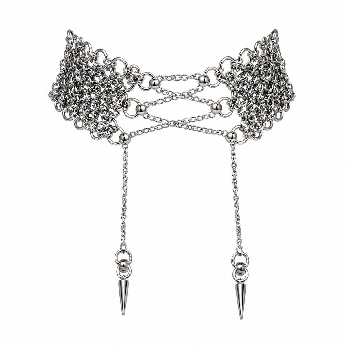 🔥Last Day 50% OFF - 🖤⛓️ Handmade Chainmail Neck Choker