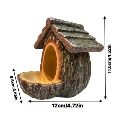 🏠Handmade Vintage Treehouse Shape Bird Feeder🪶