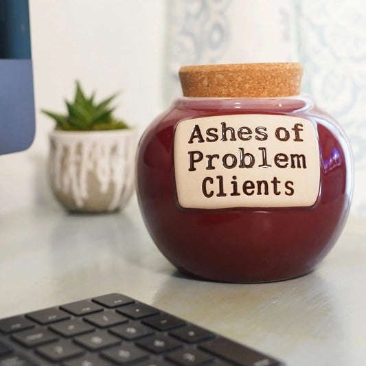 🔥LAST DAY SALE 49% OFF 🤣Ashes of Problem Clients Piggy Bank🎁