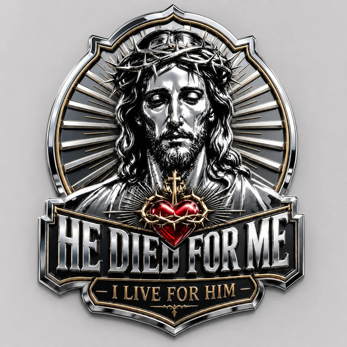 Limited time 49% OFF - ❤️He Died For Me Emblem