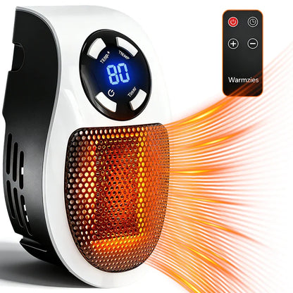 🔥Wall Outlet Space Heater with LED Display