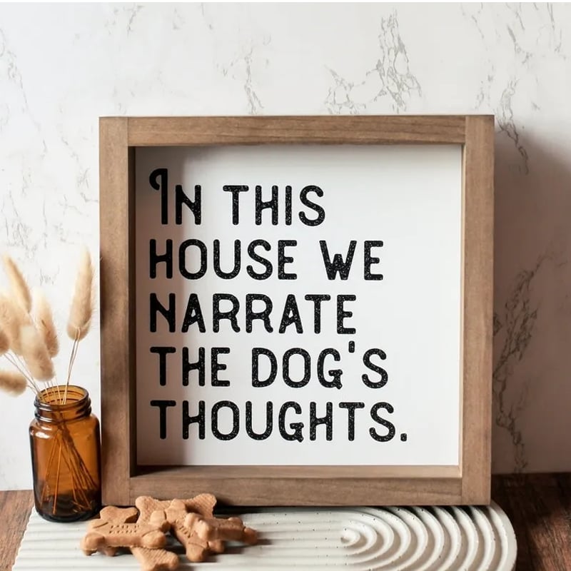 🔥LAST DAY 50% OFF - 😺🐶Pet Slogan Home Decorations