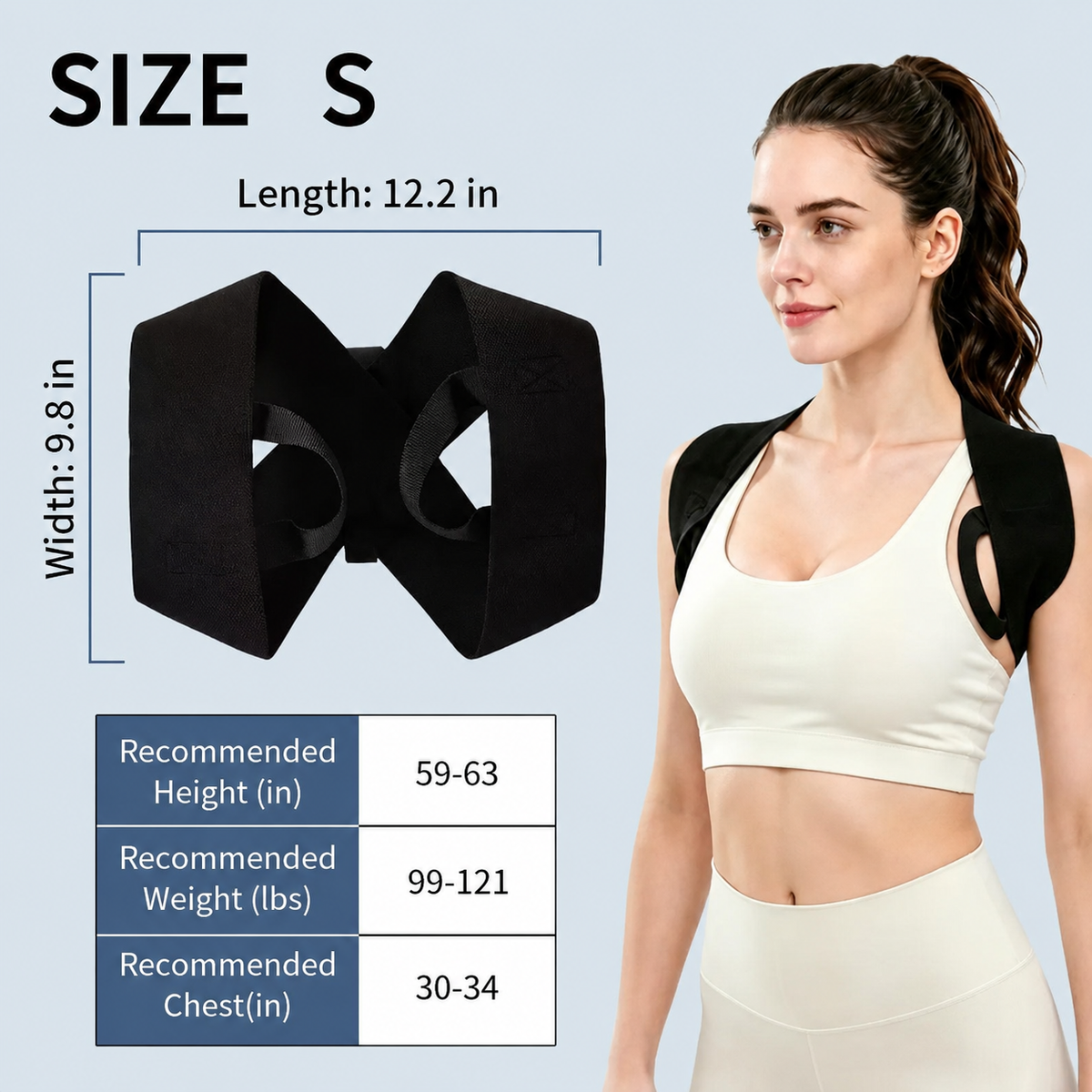 🔥LAST DAY 49% OFF🔥💪Posture Support Straps for Men & Women – Adjustable Shoulder Support for Everyday Wear
