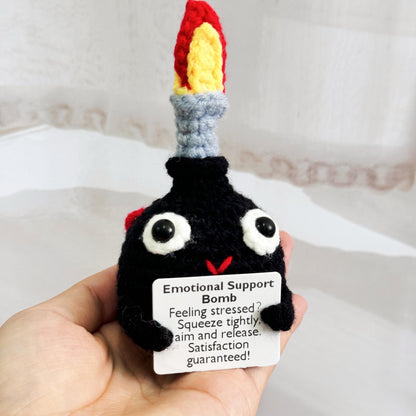 💥Last Day One Dollar Sale💣Handmade Crochet F-Bomb With Base