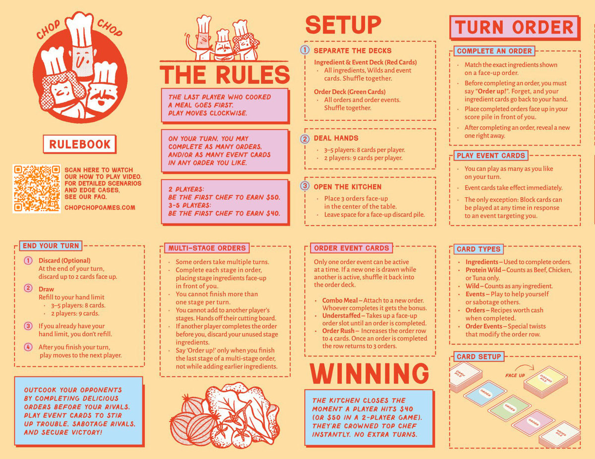 🔥LAST DAY 50% OFF- 🥗CHOP CHOP CARD GAME