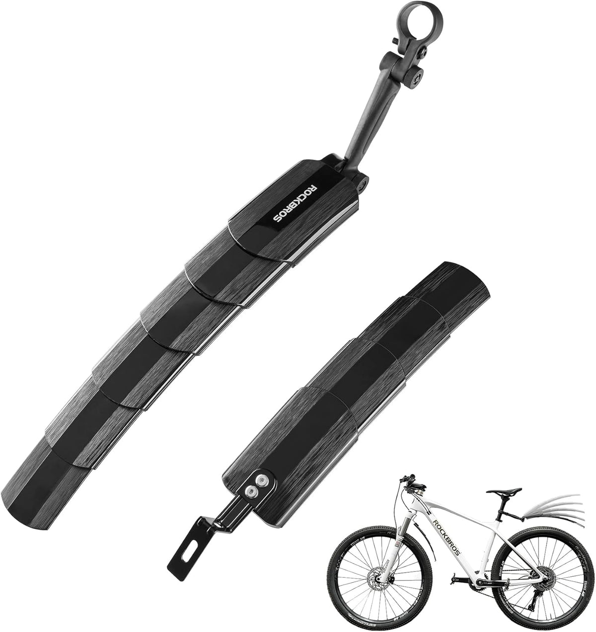 🚲 ROCKBROS Retractable Bike Mudguards