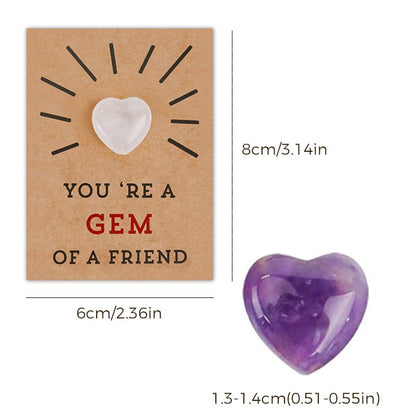 🔥Last Day: - 💖24 Pack Valentines Cards with Heart-Shape Crystals