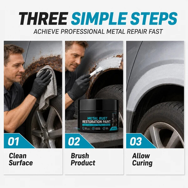 🥳2026 HOT SALE💞50K+ SOLD!🔧🏠 Metal Rust Protection Black Repair Paste – Restores rusty gates, railings & tools. Forms protective coating – no need to replace! 🛡️✨