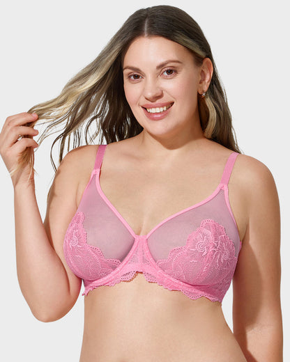 Full Coverage Lace Minimizer Bra
