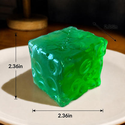🔥✨Cheese Cube Squishy Toy - Yellow, Pink, Red & Green