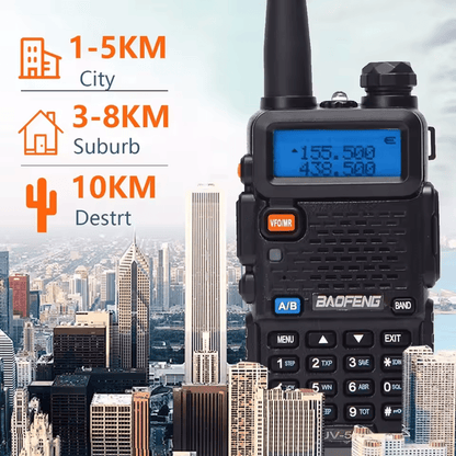🔥Last 4 hours Sale: Save 50% -UV-5R Ham Radio Long Range