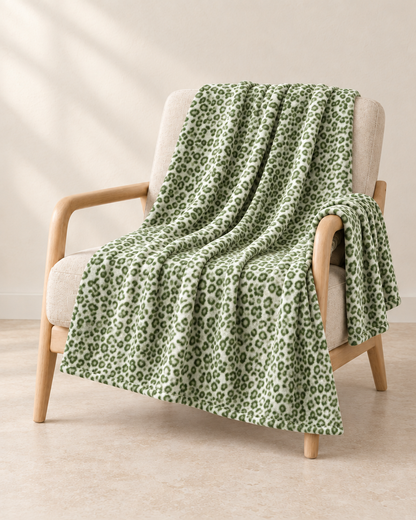 The Fleece Leopard Throw