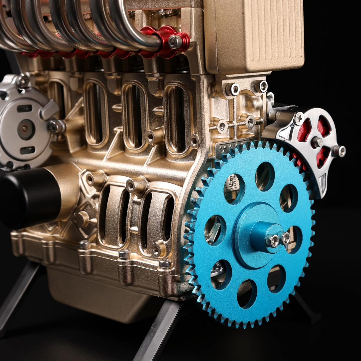 🏎️The Ultimate Desktop Masterpiece: Miniature V8 Small-Block Static Model Kit🛠️