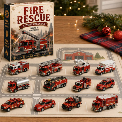 🔥Last Day 49% OFF - 🚒Fire Rescue 24-Day Advent Calendar