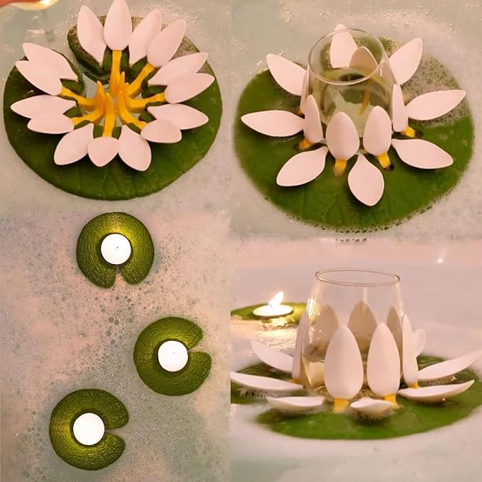 🔥Last 4 hours Sale: Save 50% -Bathroom Wine Glass Lotus Stand
