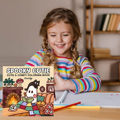 Spooky Cute Coloring Book