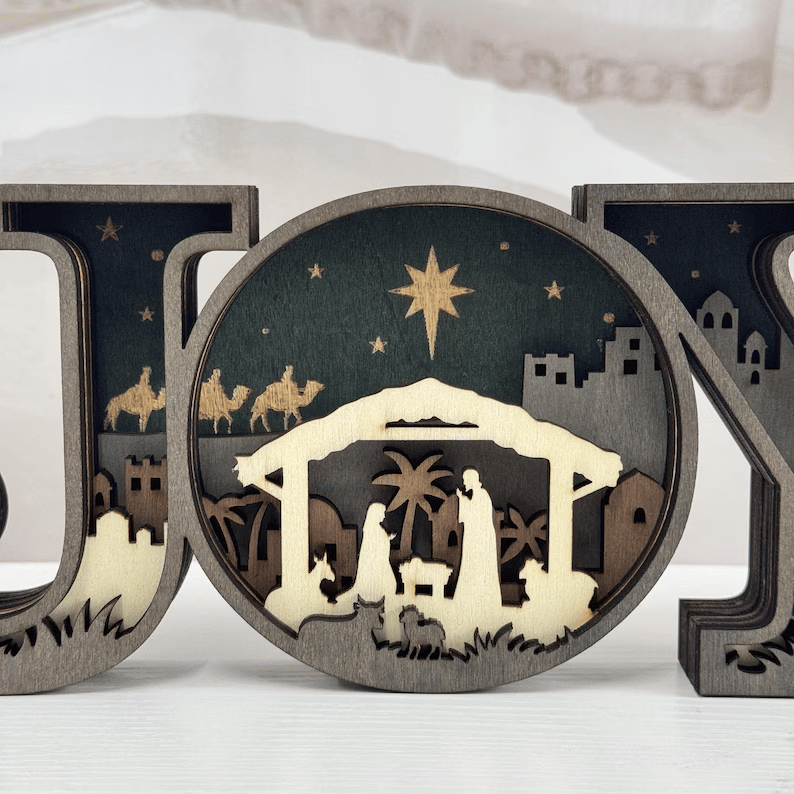 🔥Easter Pre-Sale 50% OFF✝️Nativity Scene Wooden Ornaments