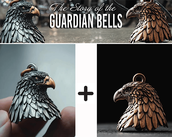 🦅Handcrafted HD Eagle Bell -Eagle Bronze Motorcycle Bell🏍️