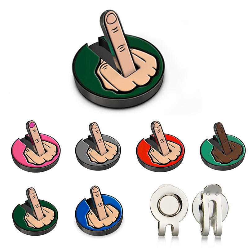 🔥Last 4 hours Sale: Save 50% -🎅Funny Creative Golf Ball Marker Hat Clip