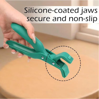 Multi Purpose Anti Scald Plate Gripper for Bowls Pots Pans Red Green Kitchen Tool