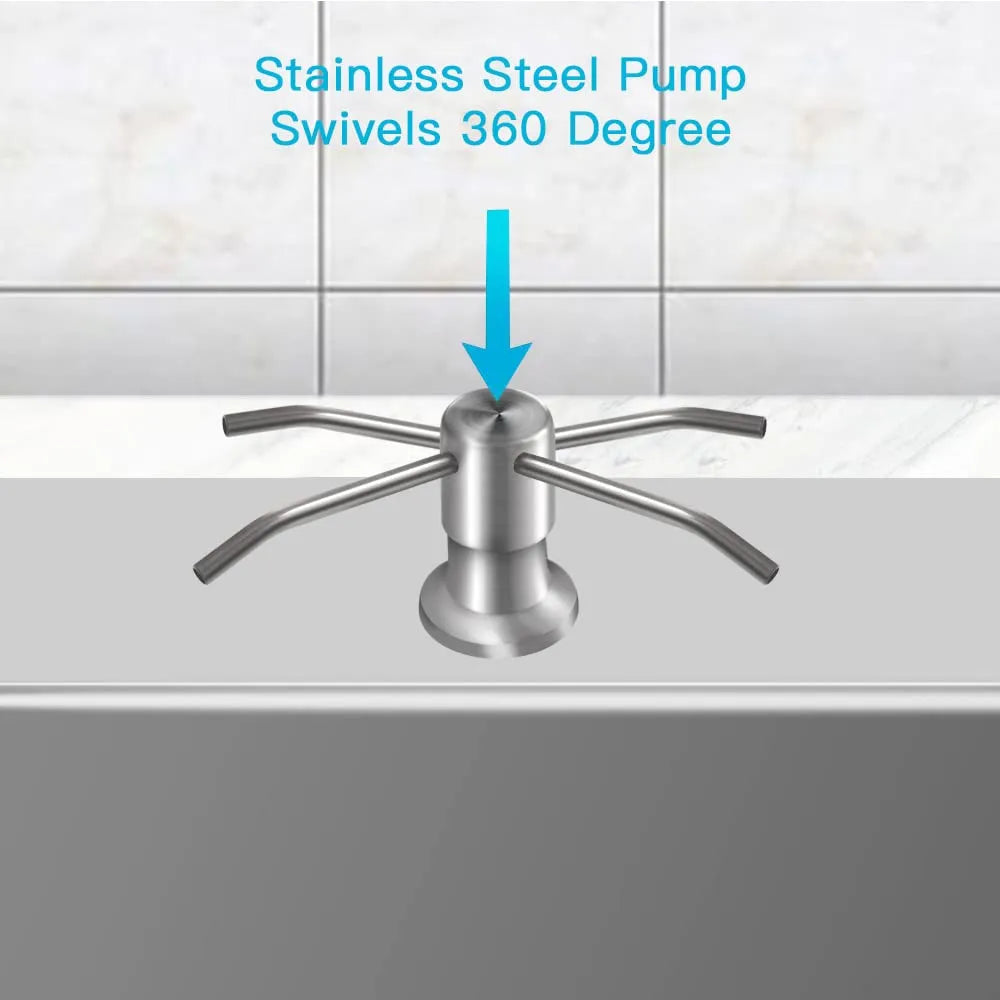 Built-in Sink Soap Dispenser with Extension Tube Kit