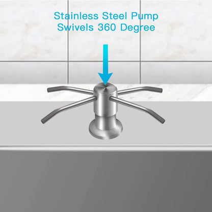Built-in Sink Soap Dispenser with Extension Tube Kit
