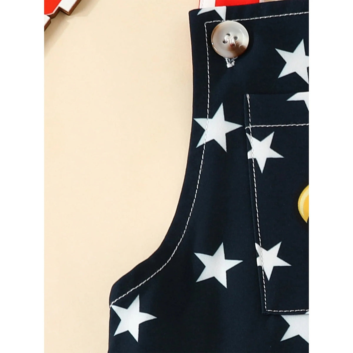 ⏰LAST DAY 50% OFF🔥Children's Patriotic Eagle & Flag Print Romper